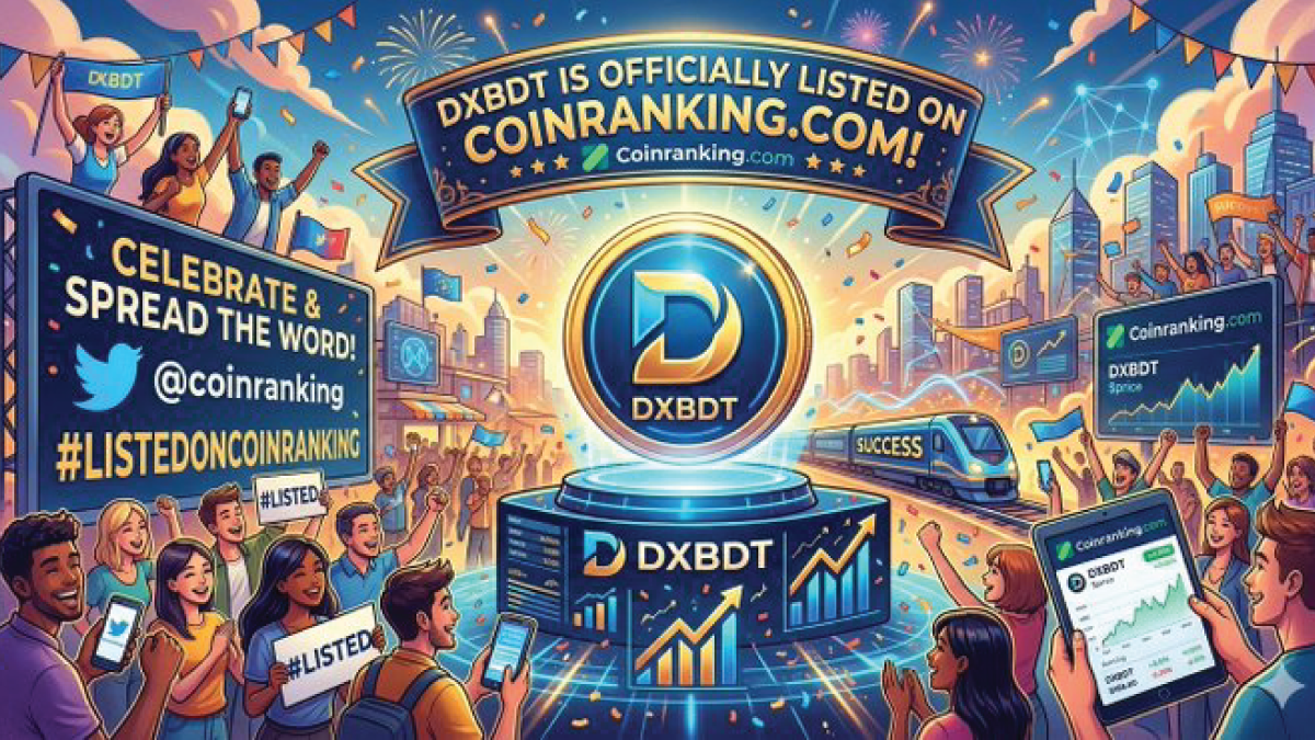 DXBDT CoinGecko Listing Application
